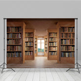 Lofaris Arrange Neatly On The Bookshelf Photography Backdrop